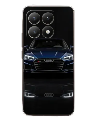 Чехол для Xiaomi 15T с картинкой «Audi — ночное отражение»
