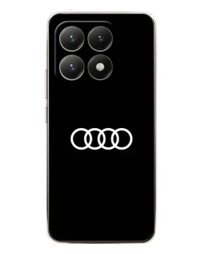 Чехол для Xiaomi 15T с картинкой «Audi White Logo»