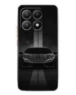 Чехол для Xiaomi 15T с картинкой «Lamborghini симметрия дорог»