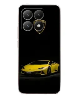 Чехол для Xiaomi 15T с картинкой «Lamborghini желтый акцент»