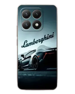 Чехол для Xiaomi 15T с картинкой «Классическая надпись Lamborghini»