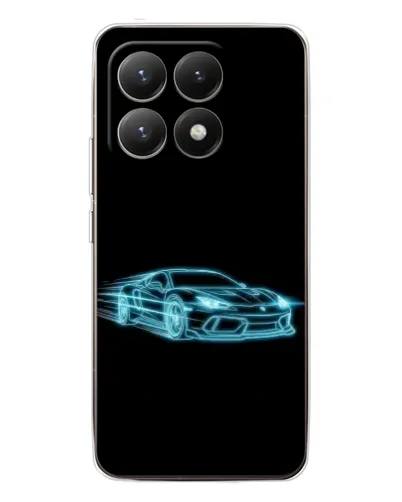 Чехол для Xiaomi 15T с картинкой «Неоновый контур Lamborghini» Чехол для Xiaomi 15T с картинкой «Неоновый контур Lamborghini»