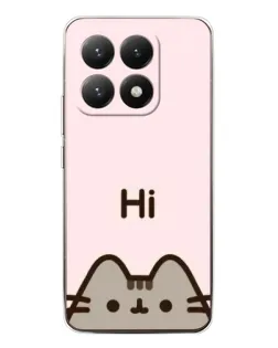 Чохол для Xiaomi 15T з картинкою «Пушин каже Hi» Чохол для Xiaomi 15T з картинкою «Пушин каже Hi»