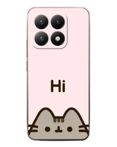 Чохол для Xiaomi 15T з картинкою «Пушин каже Hi»