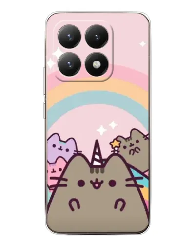 Чохол для Xiaomi 15T з картинкою «Єдиноріг Pusheen»