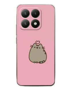 Чохол для Xiaomi 15T з картинкою «Pusheen серце»