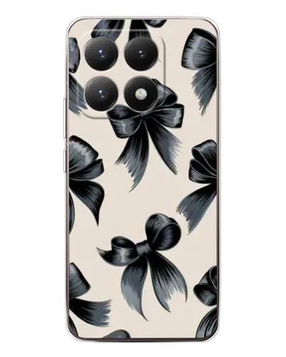 Чехол для Xiaomi 15T с картинкой «Банты Coquette»