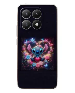 Чохол для Xiaomi 15T з картинкою «Stitch у квітах»