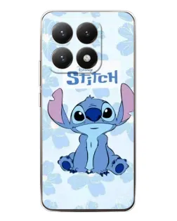 Чохол для Xiaomi 15T з картинкою «Stitch серед квітів»