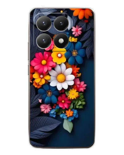 Чехол для Xiaomi 15T с картинкой «Цветочная феерия»