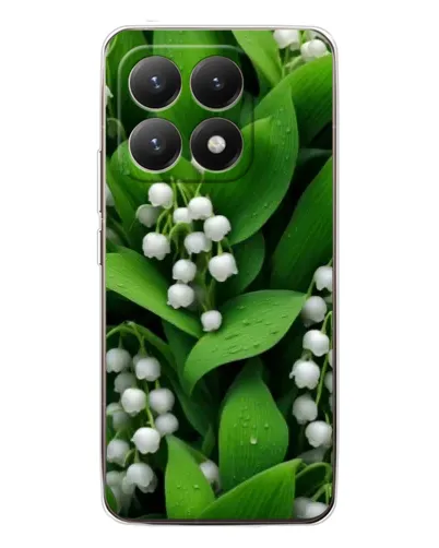 Чехол для Xiaomi 15T с картинкой «Ландыши в зелени»