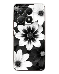 Чехол для Xiaomi 15T с картинкой «Монохромные астры»
