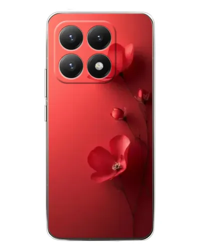 Чехол для Xiaomi 15T с картинкой «Маковые соцветия»