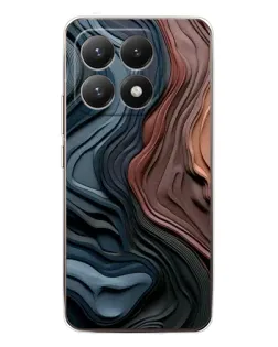 Чехол для Xiaomi 15T с картинкой «Цветные волны каньона»