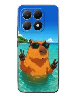 Чохол для Xiaomi 15T з картинкою «Морська капібара» Чохол для Xiaomi 15T з картинкою «Морська капібара»