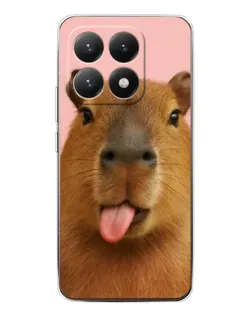 Чохол для Xiaomi 15T з картинкою «Капібара з язиком» Чохол для Xiaomi 15T з картинкою «Капібара з язиком»