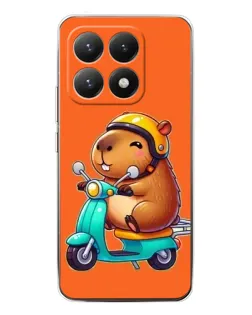 Чохол для Xiaomi 15T з картинкою «Капібара на скутері» Чохол для Xiaomi 15T з картинкою «Капібара на скутері»