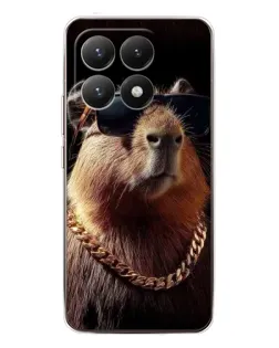 Чохол для Xiaomi 15T з картинкою «Капібара золотий ланцюг» Чохол для Xiaomi 15T з картинкою «Капібара золотий ланцюг»