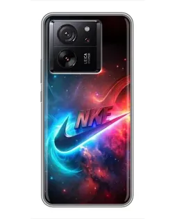Чехол для Xiaomi 16 с картинкой «Огненный логотип Nike»