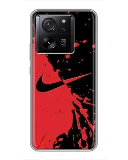 Чохол для Xiaomi 16 з картинкою «Червоні бризки Nike»