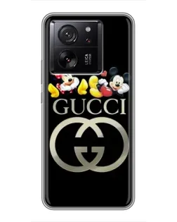 Чехол для Xiaomi 16 с картинкой «Gucci — герои Disney»