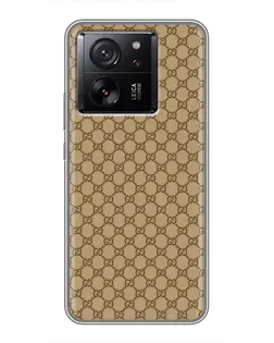 Чехол для Xiaomi 16 с картинкой «Gucci — классический беж»