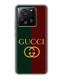 Чехол для Xiaomi 16 с картинкой «Gucci — темно-зеленый градиент»