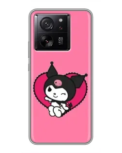 Чехол для Xiaomi 16 с картинкой «Kuromi — любовь в сердце»