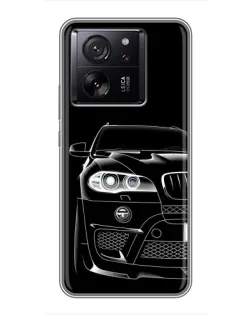 Чехол для Xiaomi 16 с картинкой «Темный силуэт BMW»