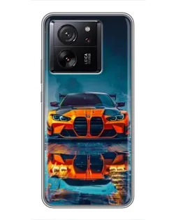 Чохол для Xiaomi 16 з картинкою «BMW — золота емблема»