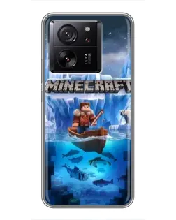 Чохол для Xiaomi 16 з картинкою «Minecraft льодянийсвіт»