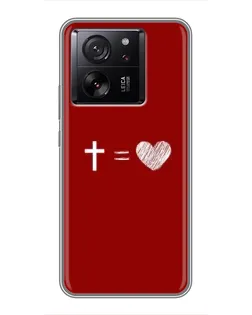 Чехол для Xiaomi 16 с картинкой «Уравнение любви»