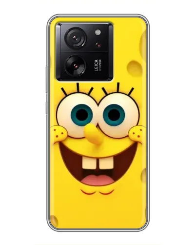Чехол для Xiaomi 16 с картинкой «Губка Боб улыбка»
