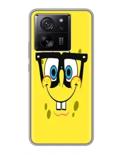 Чехол для Xiaomi 16 с картинкой «Минималистичный Спанч Боб»