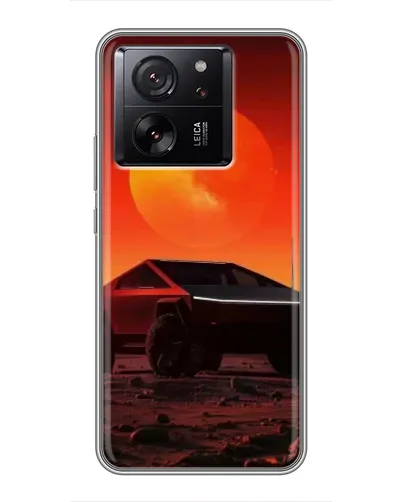 Чехол для Xiaomi 16 с картинкой «Cybertruck на Марсе»