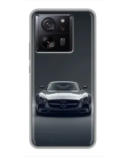 Чехол для Xiaomi 16 с картинкой «Mercedes на черном»