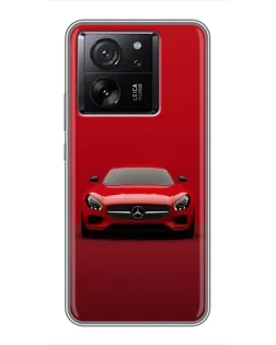 Чехол для Xiaomi 16 с картинкой «Красный Mercedes AMG»