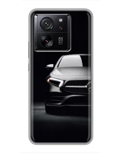 Чехол для Xiaomi 16 с картинкой «Свет фар Mercedes»