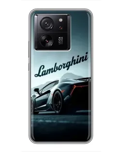 Чехол для Xiaomi 16 с картинкой «Классическая надпись Lamborghini»
