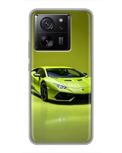 Чехол для Xiaomi 16 с картинкой «Салатовый Lamborghini Huracan»