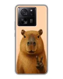 Чехол для Xiaomi 16 с картинкой «Капибара виктория» Чехол для Xiaomi 16 с картинкой «Капибара виктория»