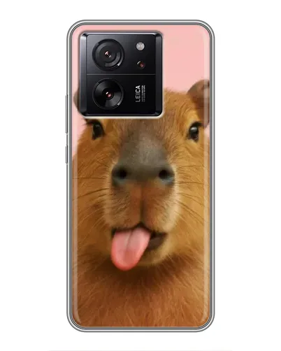 Чехол для Xiaomi 16 с картинкой «Капибара с языком» Чехол для Xiaomi 16 с картинкой «Капибара с языком»