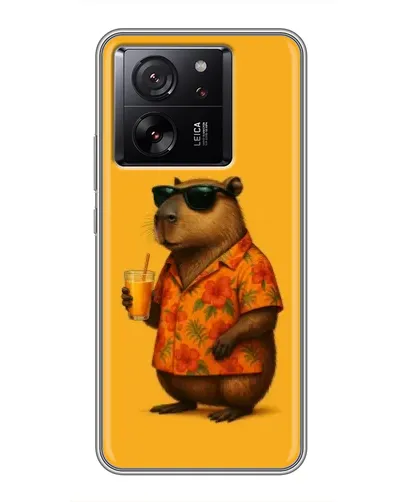 Чехол для Xiaomi 16 с картинкой «Капибара на отдыхе» Чехол для Xiaomi 16 с картинкой «Капибара на отдыхе»