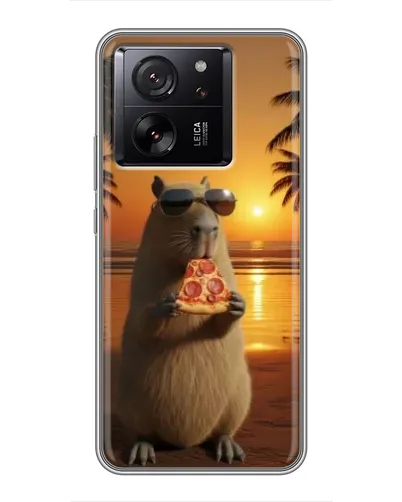 Чехол для Xiaomi 16 с картинкой «Капибара с пиццей» Чехол для Xiaomi 16 с картинкой «Капибара с пиццей»