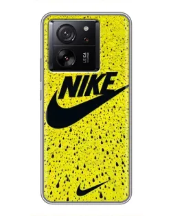 Чехол для Xiaomi 17 Max с картинкой «Желтый текстурный Nike»