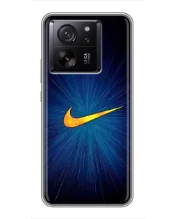 Чехол для Xiaomi 17 Max с картинкой «Синий пульс Nike» Чехол для Xiaomi 17 Max с картинкой «Синий пульс Nike»