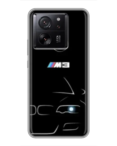 Чехол для Xiaomi 17 Max с картинкой «Минималистичный принт BMW M3»