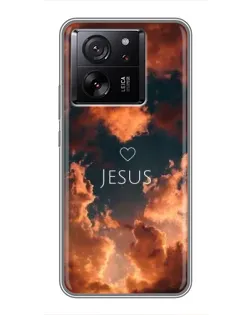 Чехол для Xiaomi 17 Max с картинкой «Сияние Имени Jesus»