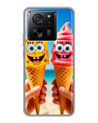 Чохол для Xiaomi 17 Max з картинкою «Спанч Боб морозиво»