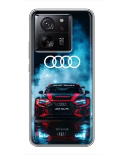 Чехол для Xiaomi 17 Max с картинкой «Audi Sport — неон»